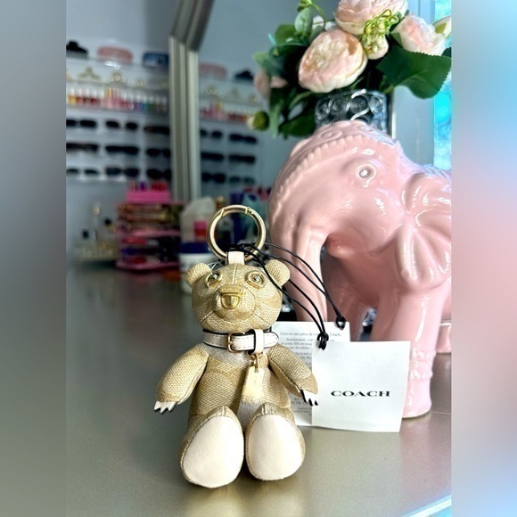 Coach Collectible Bear Key Fob / Handbag Charm